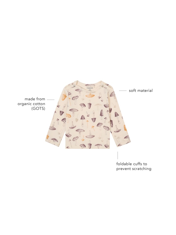 Noppies Langarmshirt Grabels in Butter Cream günstig kaufen