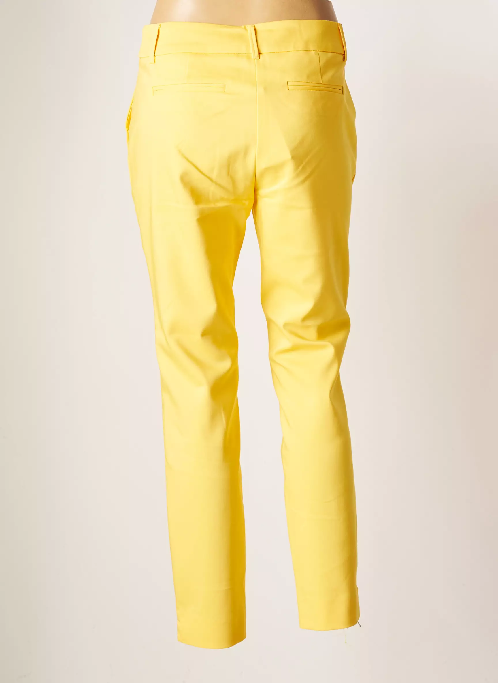 Brandtex Pantalons Chino Femme couleur jaune