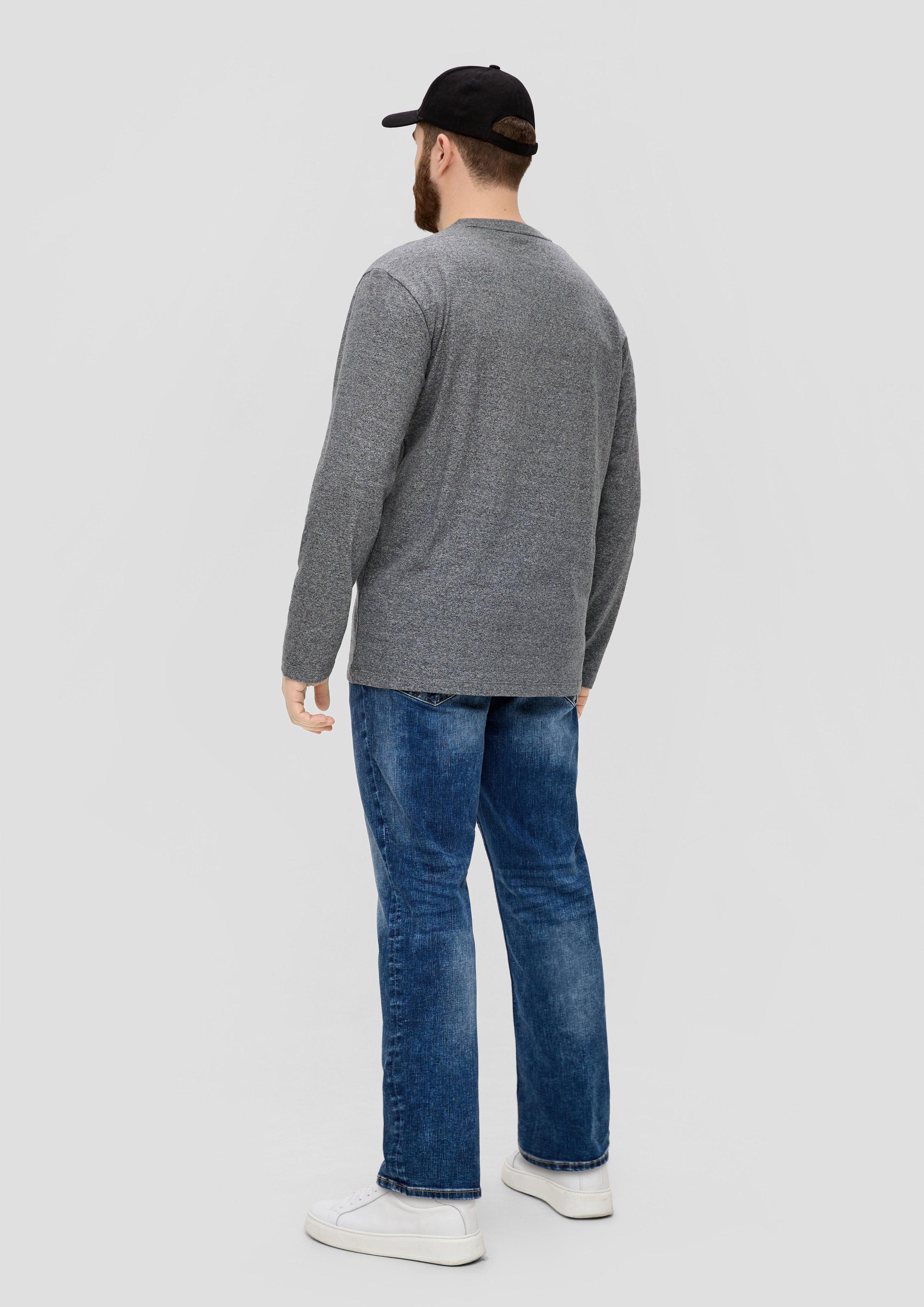 Longsleeve mit gummiertem Grafik-Print  2143253-98D1