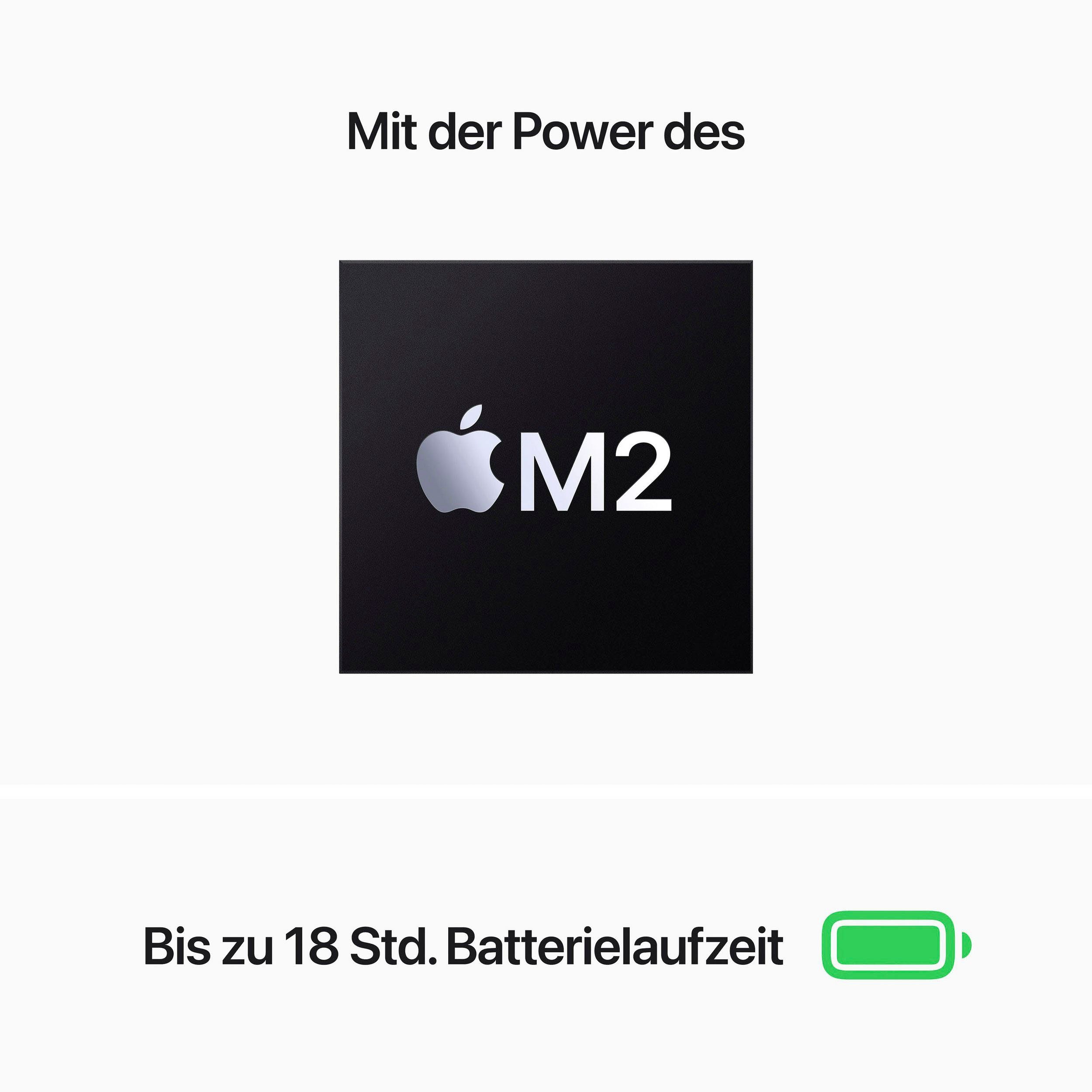 Apple MacBook Air Notebook (34,54 cm/13,6 Zoll, Apple M2, 512 GB SSD)