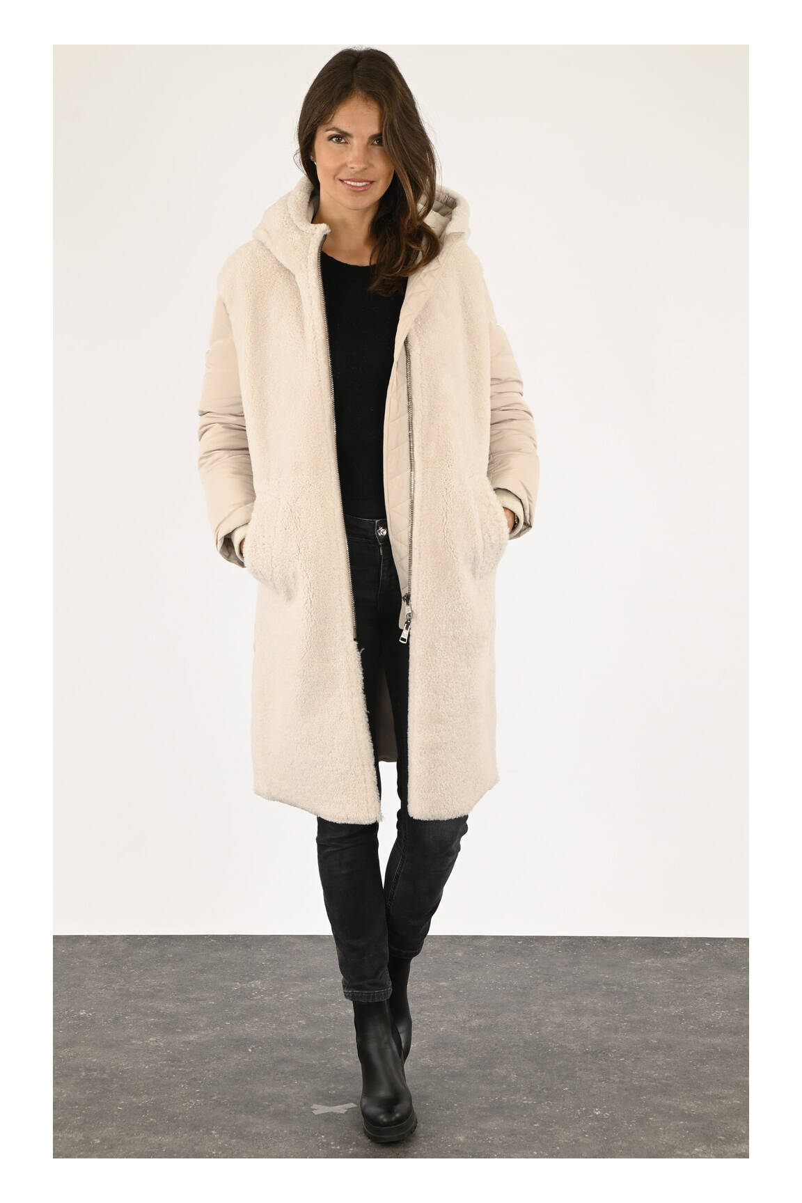 Ventcouvert Manteaux Longs Femme couleur blanc
