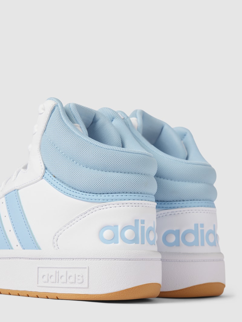 High Top Sneaker mit Label-Details Modell 'HOOPS 3.0.' in hellblau