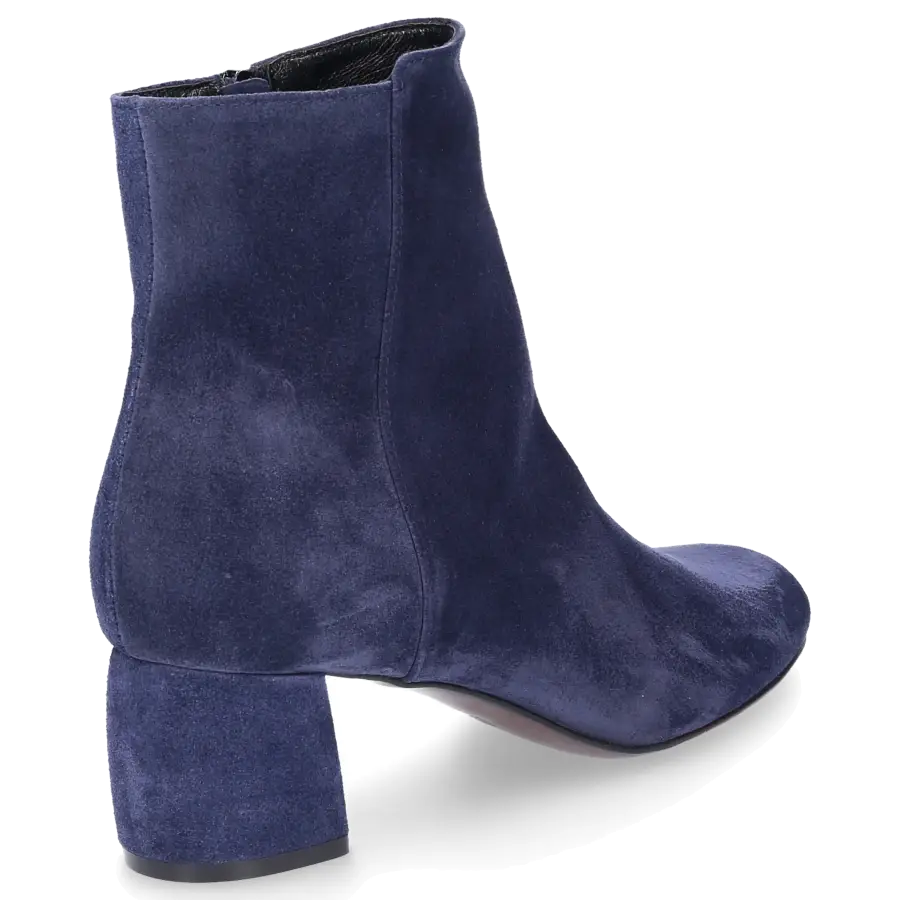 AGL Attilio Giusti Leombruni - Klassische Stiefeletten D140530 Veloursleder - blau
