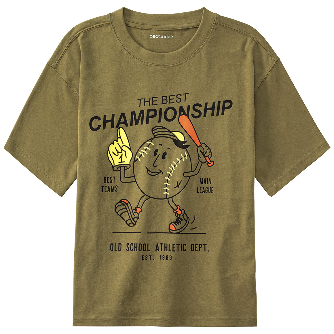 Jungen T-Shirt mit Baseball-Motiv