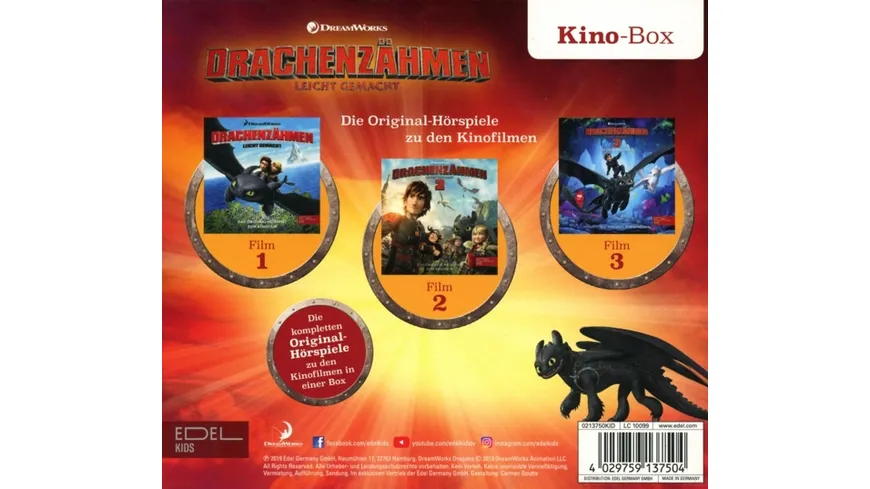 Drachenzähmen leicht gemacht 1-3-Kino-Box