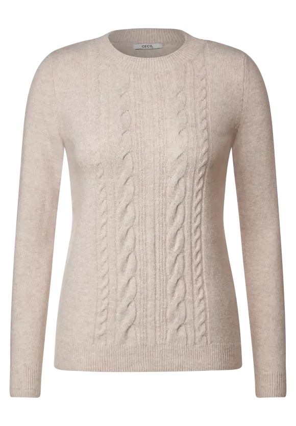 CECIL Cosy Zopfmuster Pullover