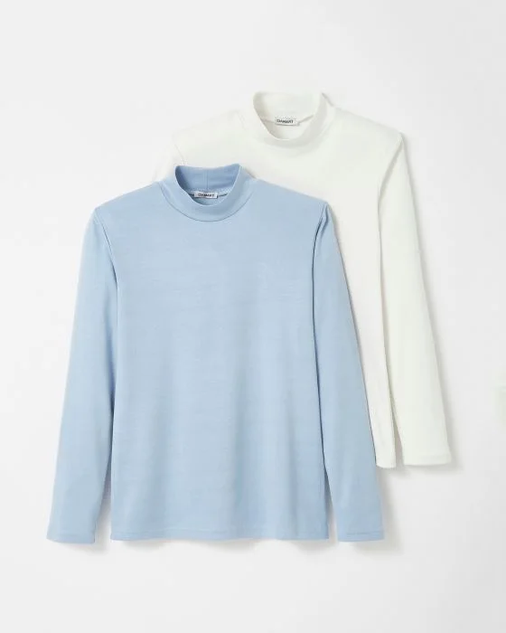 Lot de 2 tee-shirts toucher doux