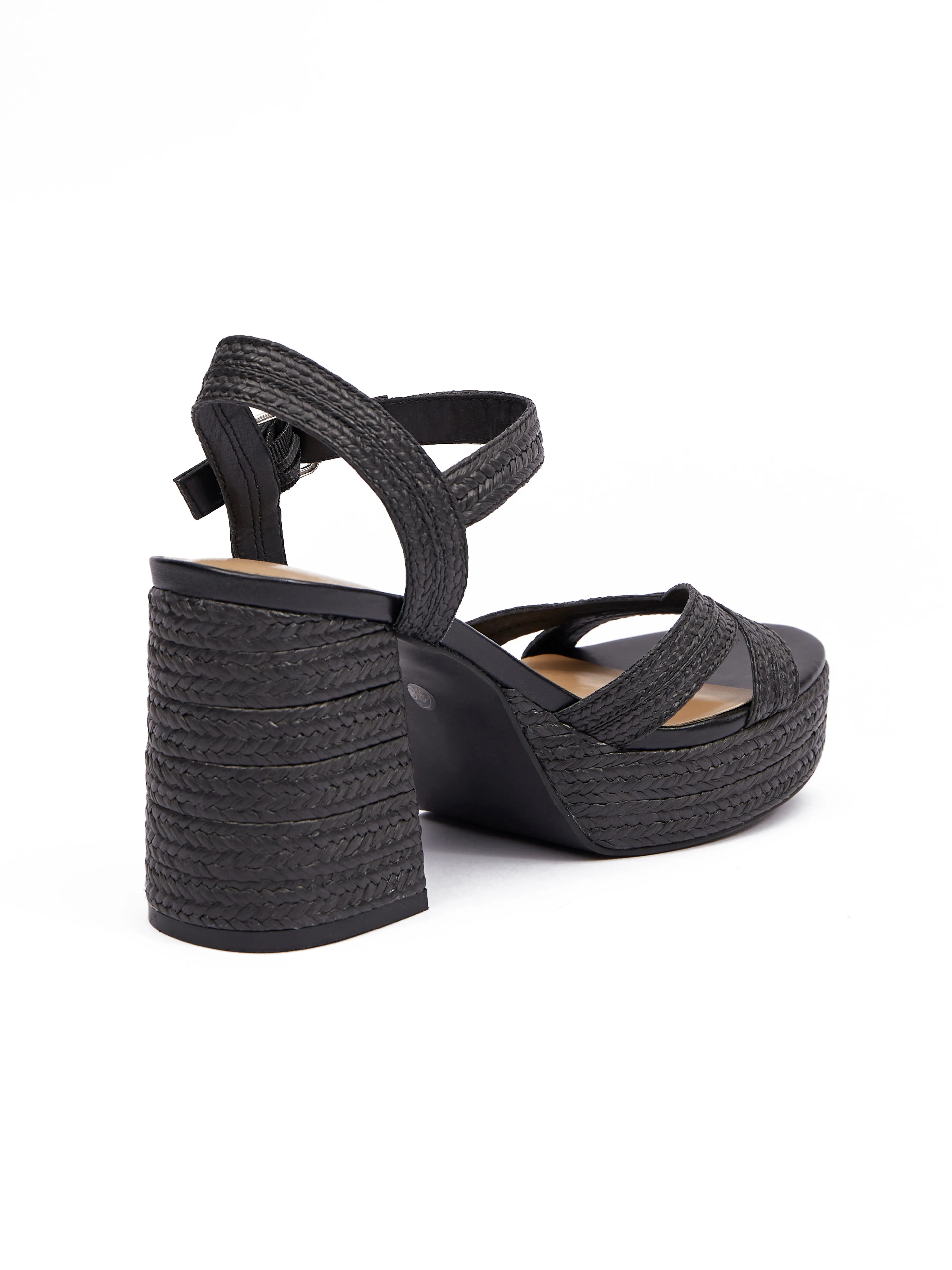 Schwarze Damen Sandalen mit Absatz ORSAY