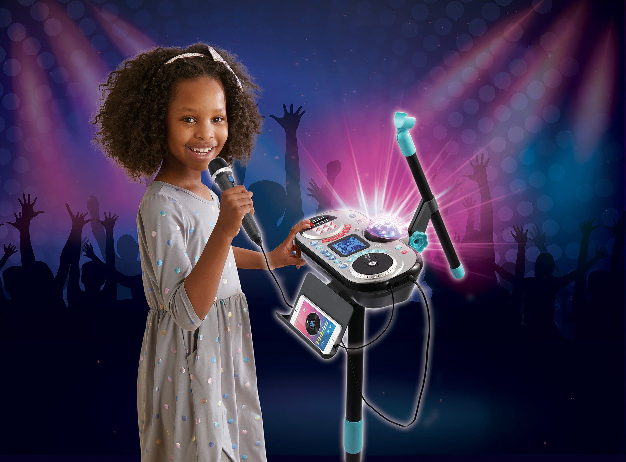 Vtech® Mikrofon Kiditronics, Kidi Super Star DJ Studio, black