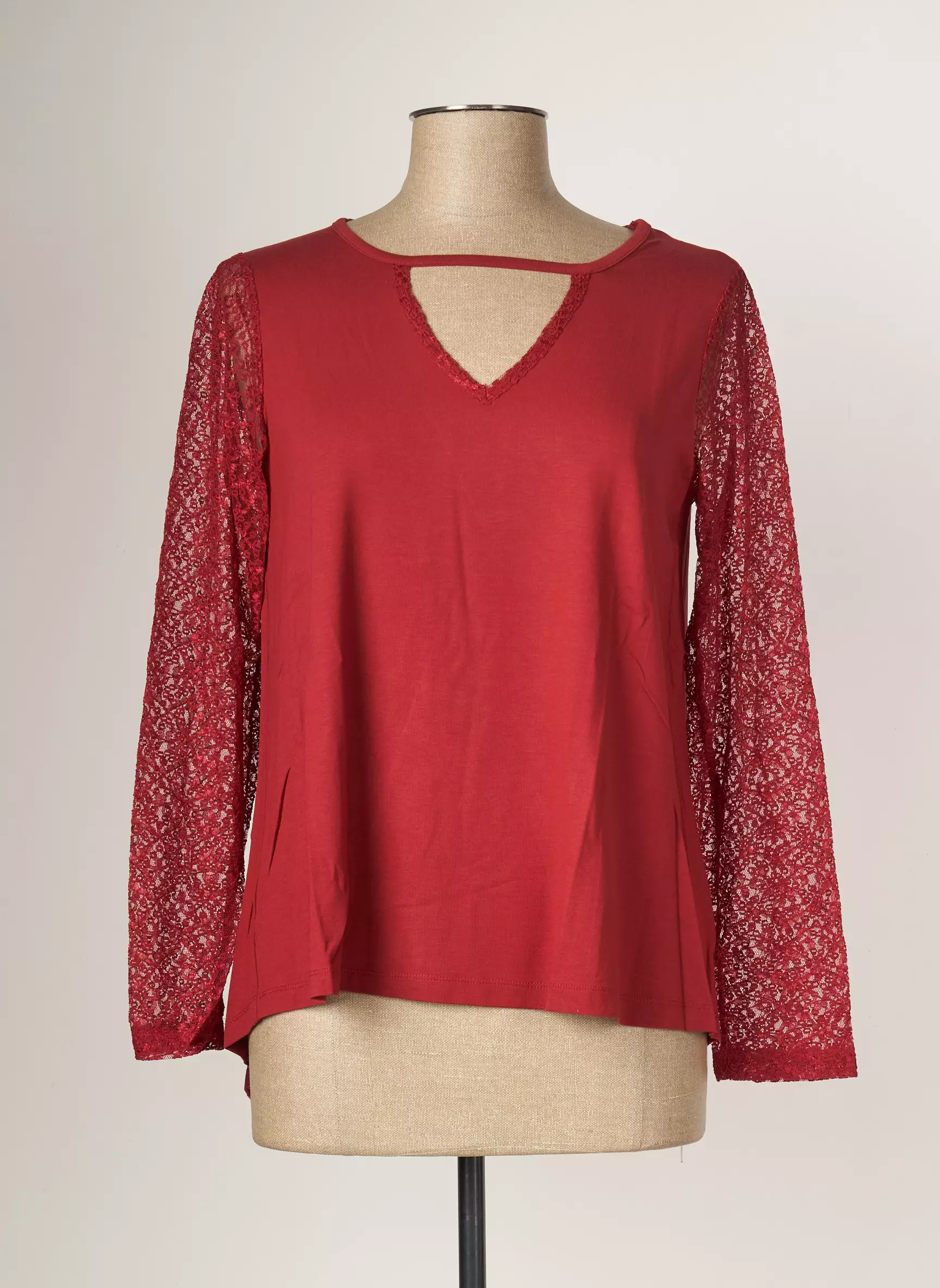 Maloka Tops Femme couleur rouge