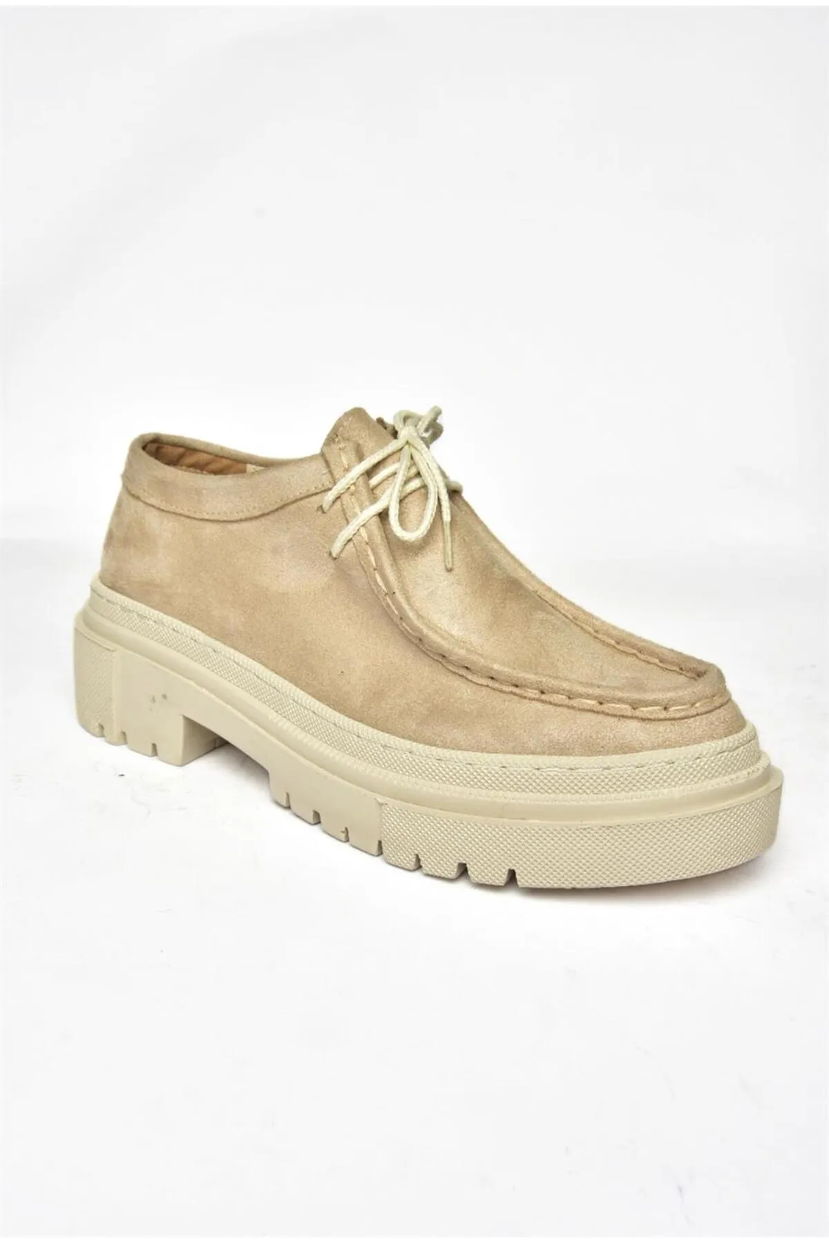 Fox Shoes  R294783002 Damenschuhe aus hellbraunem Wildleder