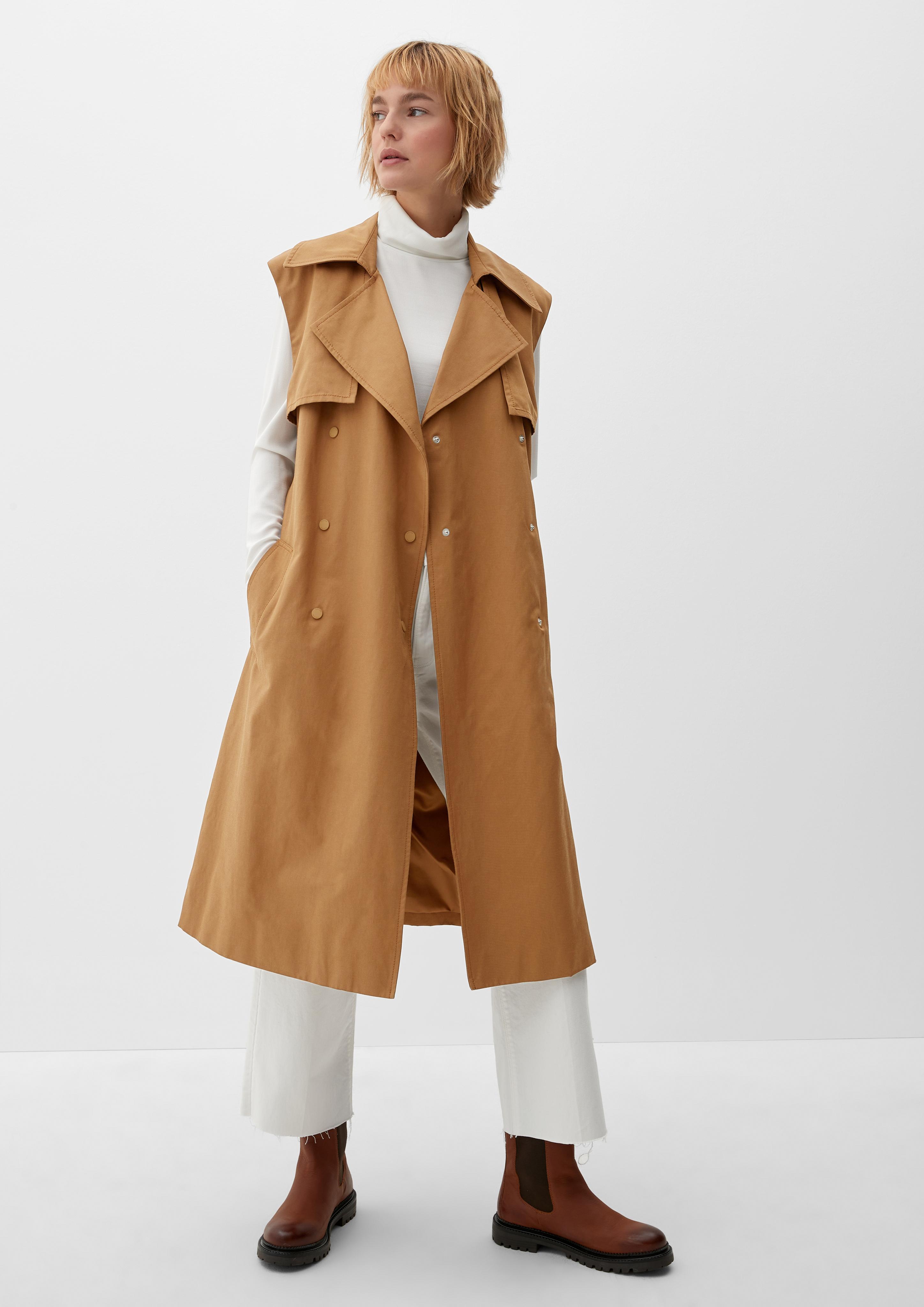 Trench-Weste aus Twill  2117296-8469