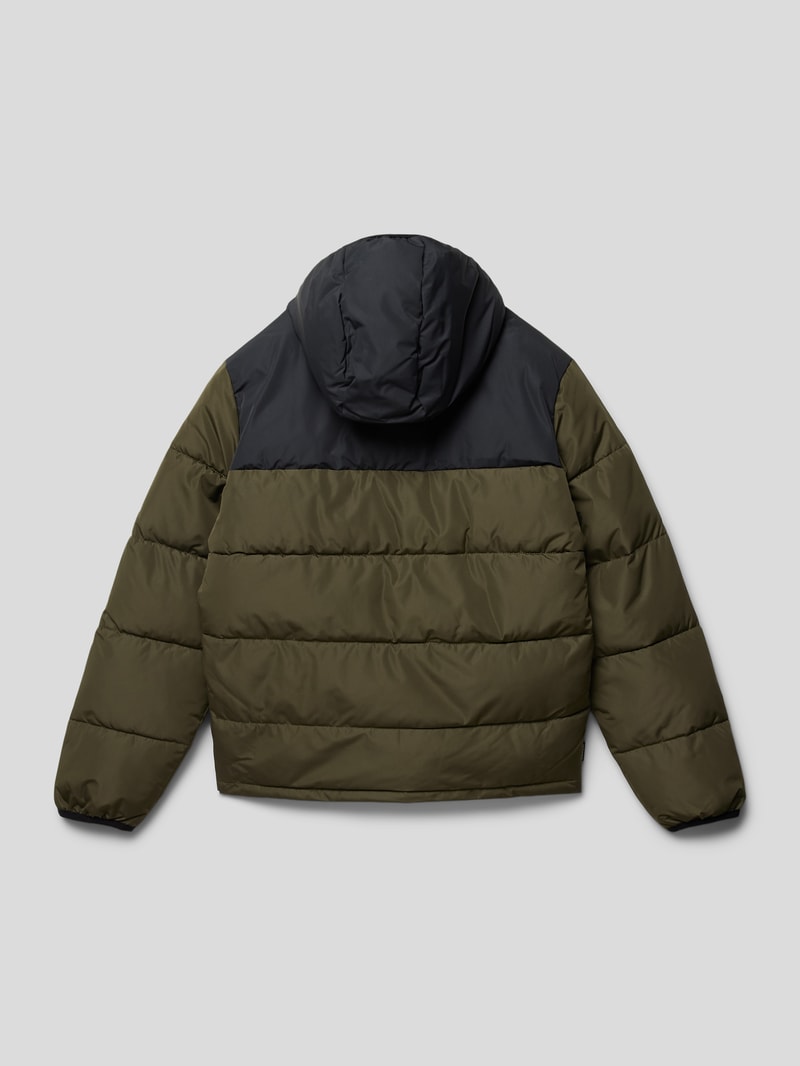 Steppjacke mit Reißverschlusstaschen Modell 'PUFFA CLASSIC YOUTH' in olivgrün