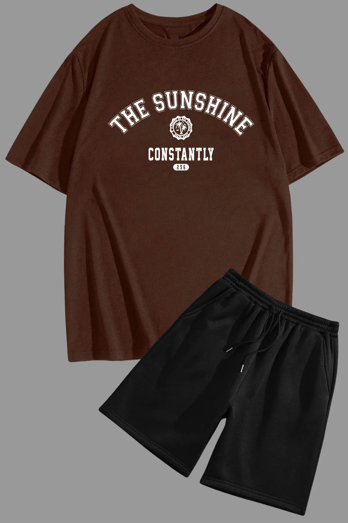 uyguntarz  Shorts-Set mit Sunshine-Print, Unisex