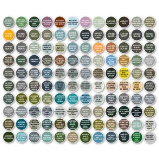 AK Paint Set - The Best 120 Colors For Aircraft (120)