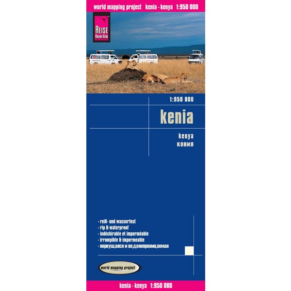 RKH WMP KENIA  1:950.000 - Straßenkarte