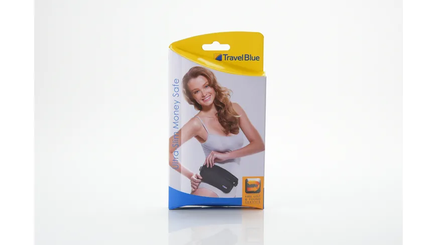 TravelBlue Flacher Geldbeutel schwarz