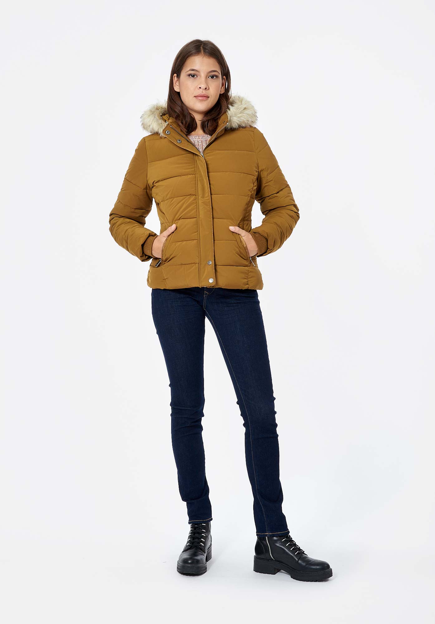 DIBBY  Doudoune marron Femme