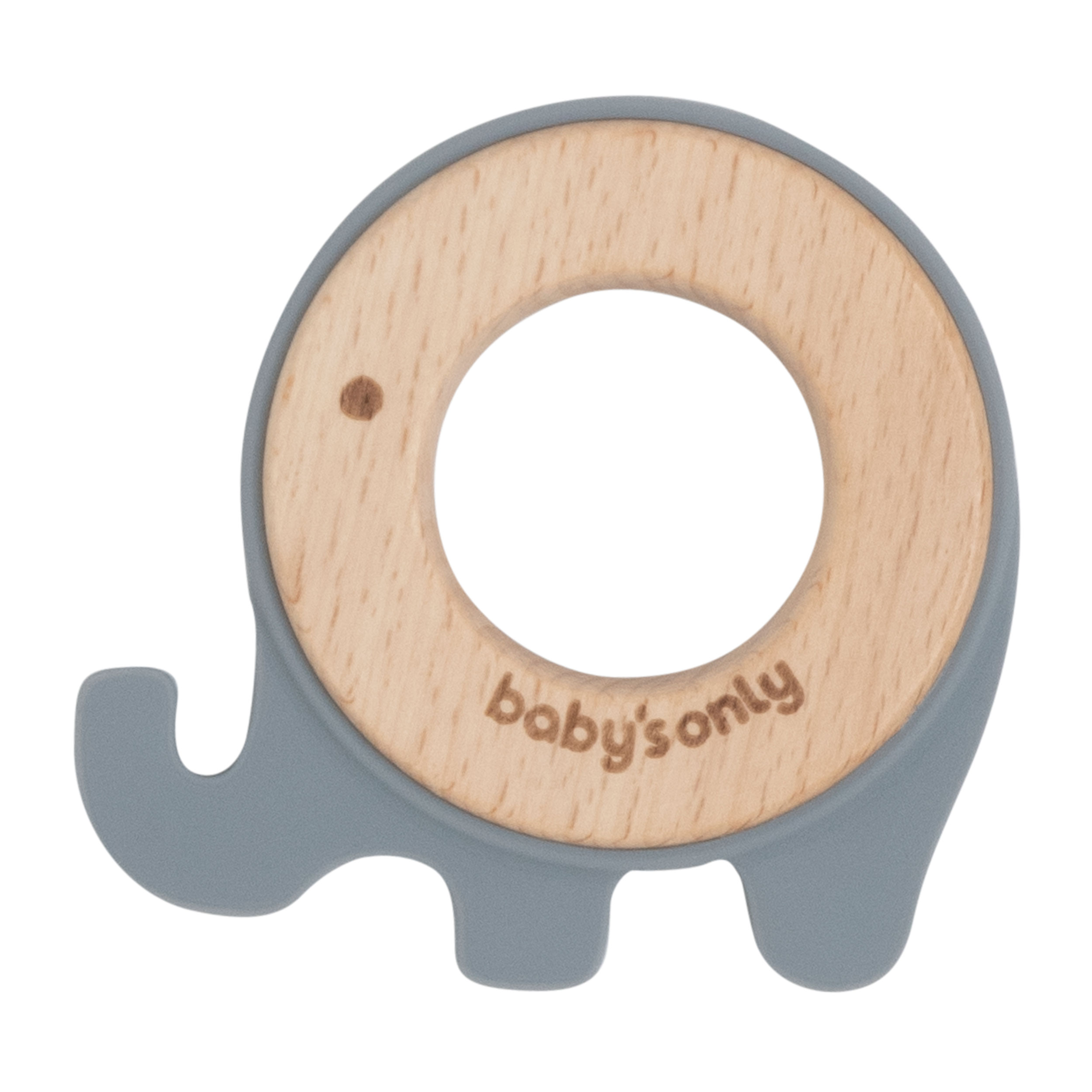 Baby's OnlyBeißring-Elefant grau
