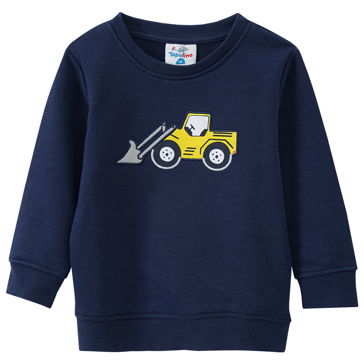 Kinder Sweatshirt mit Radlader-Applikation