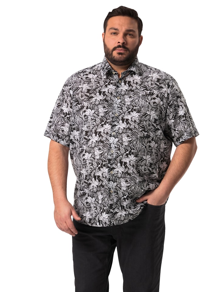 Men Plus Hemd in schwarz günstig kaufen L