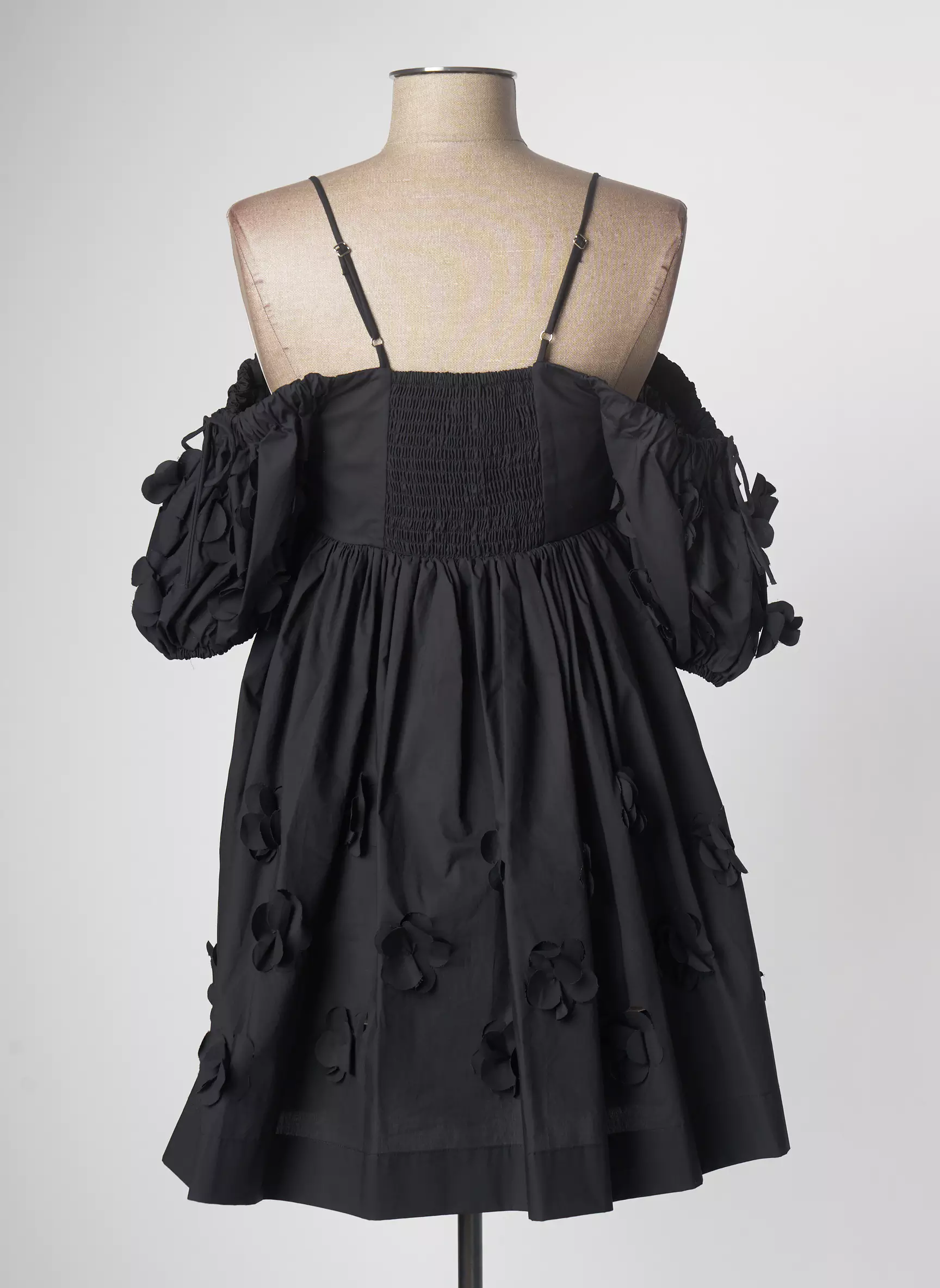 Meimeij Robes Courtes Femme couleur noir