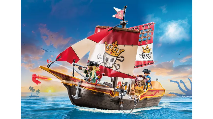 PLAYMOBIL 71418 - Pirates - Kleines Piratenschiff
