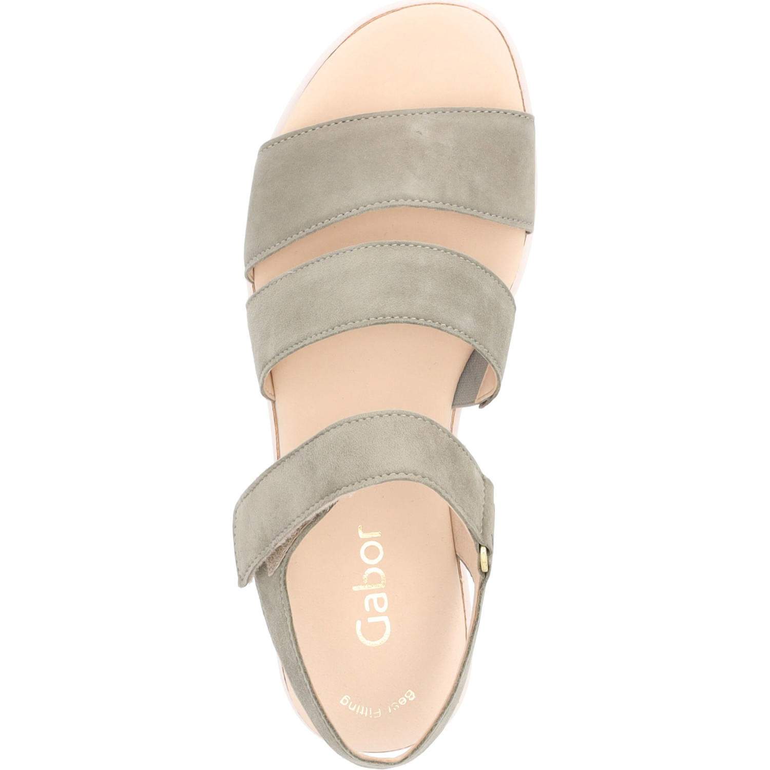 Gabor 84.660, Sandalen, Damen, Grün (Schlif)