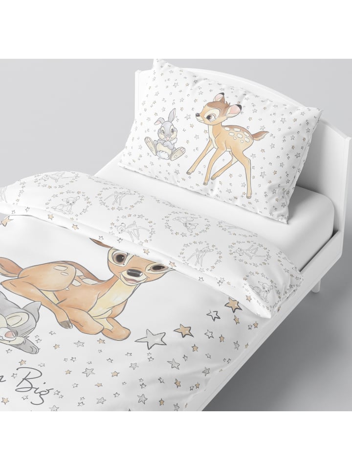 Bambi Baby Bettwäsche-Set Biber/Flanell 