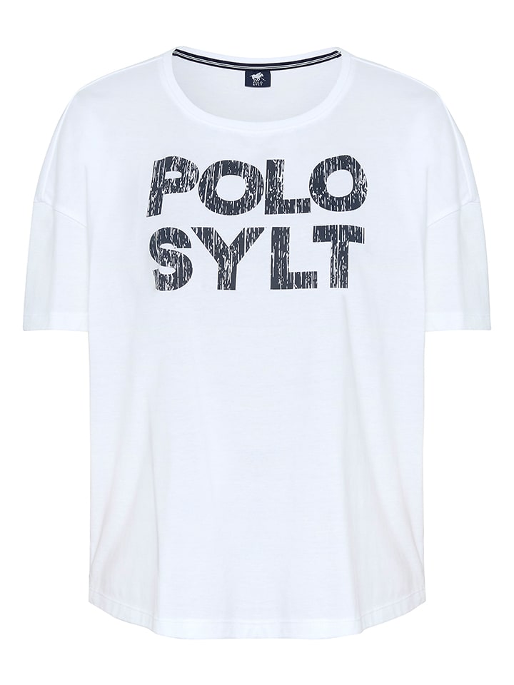 Polo Sylt Shirt in Weiß günstig kaufen