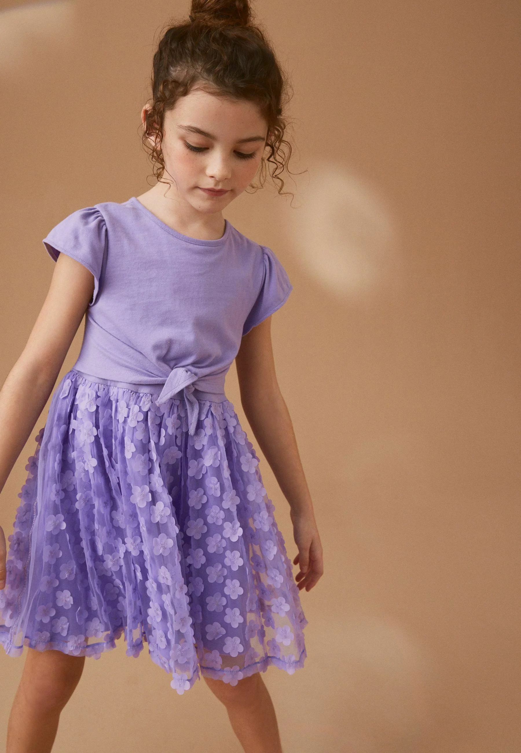 Siguiente 3D FLORAL REGULAR FIT - Vestido elegante