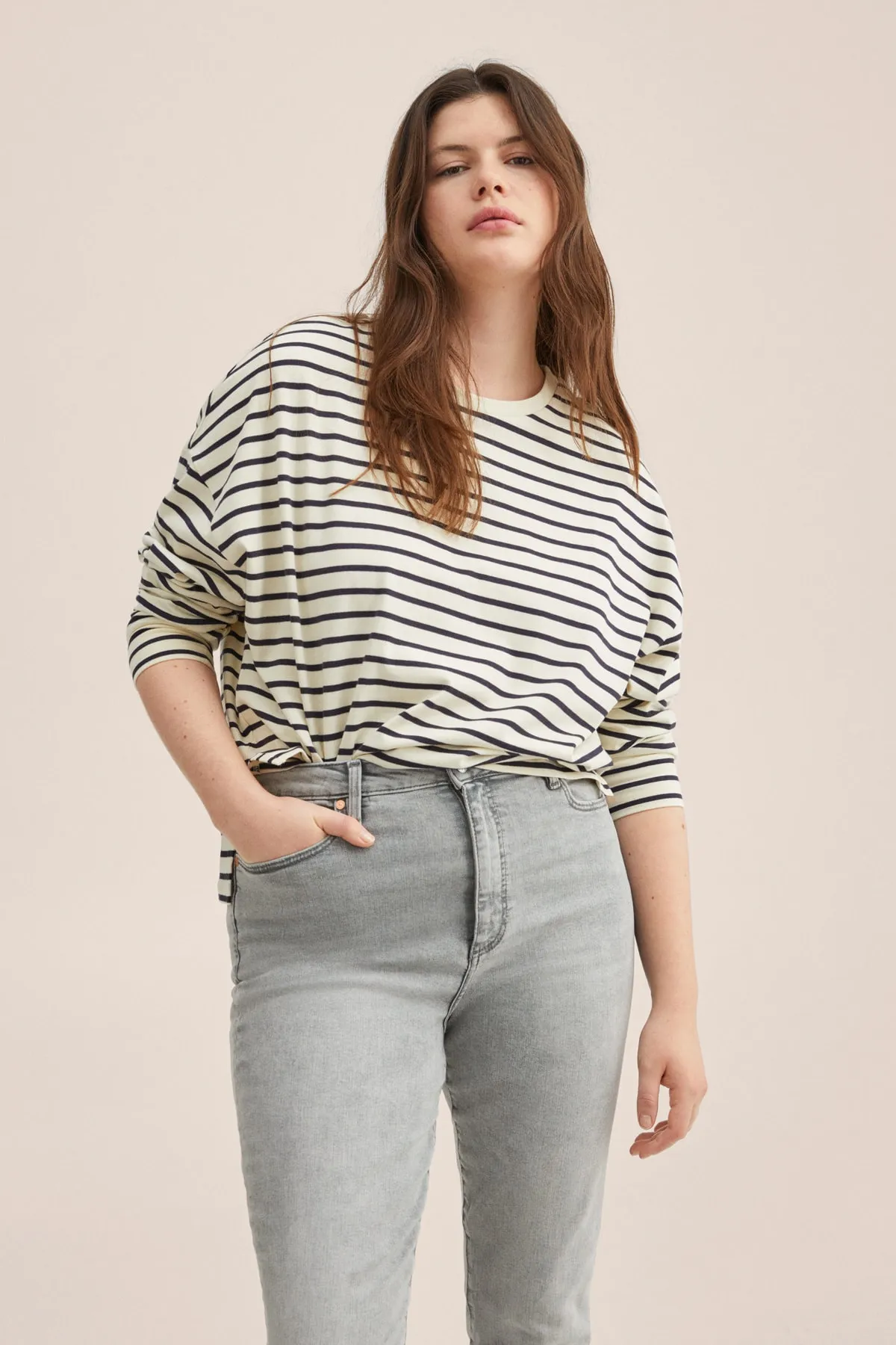 MANGO  Jeans - Grau - Skinny