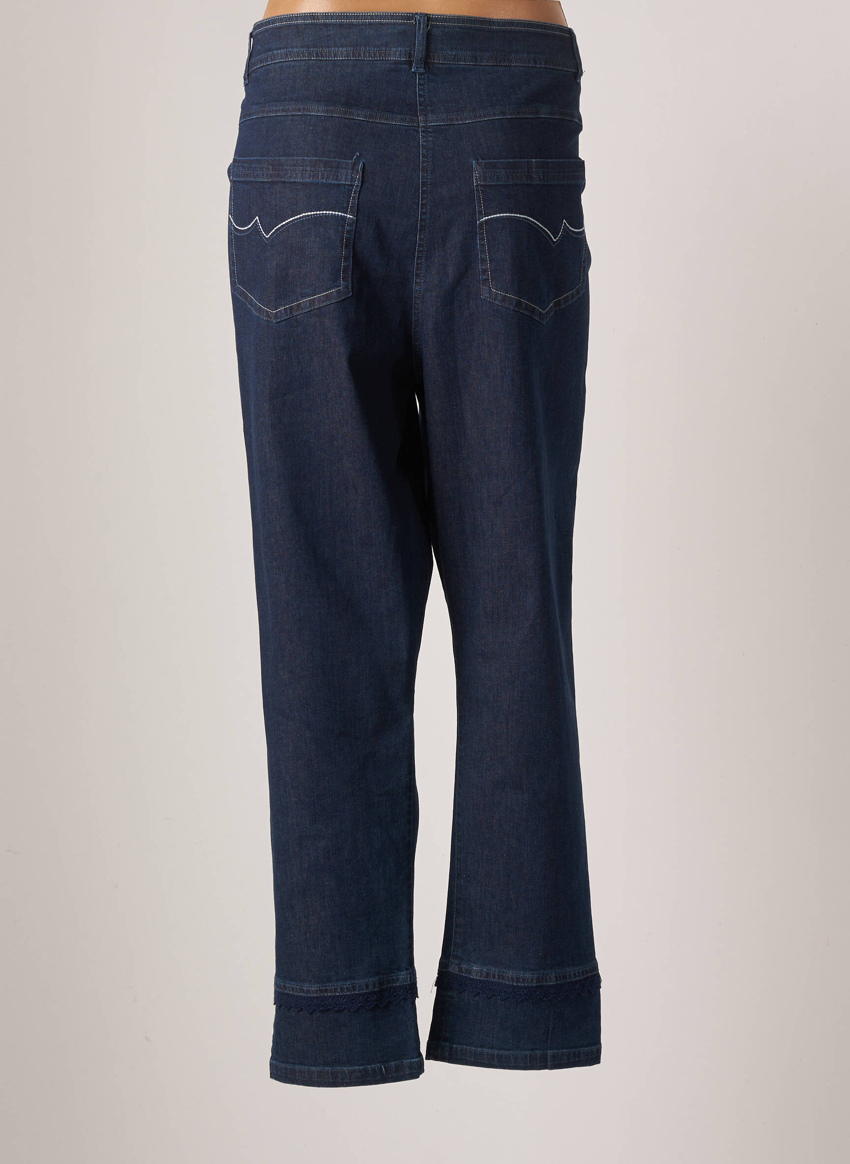 Pause Cafe Jeans Coupe Slim Femme couleur bleu