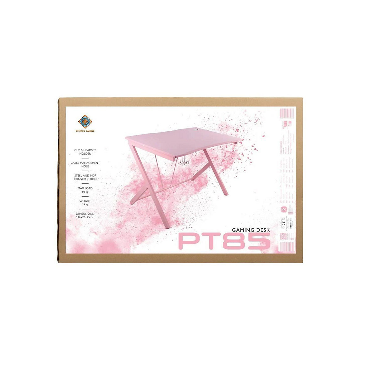 Gaming table Spieltisch Metallbeine Headsethalter Becherhalter