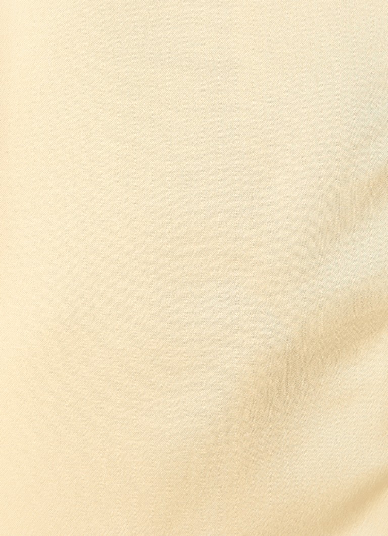 Pantaloni Benetton a vita alta e gamba larga in raso