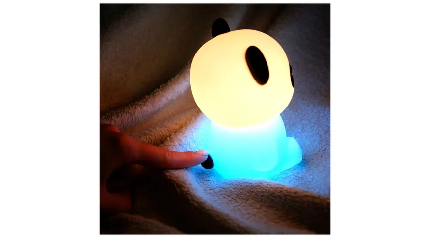 MegaLight LED Kinder Nachtlicht PADDY PANDA RGB dimmbar mit Timer