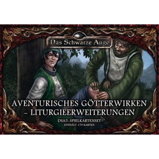 DSA 5 Spielkartenset Aventurische Götterwirken Liturgieerweiterung (DE)