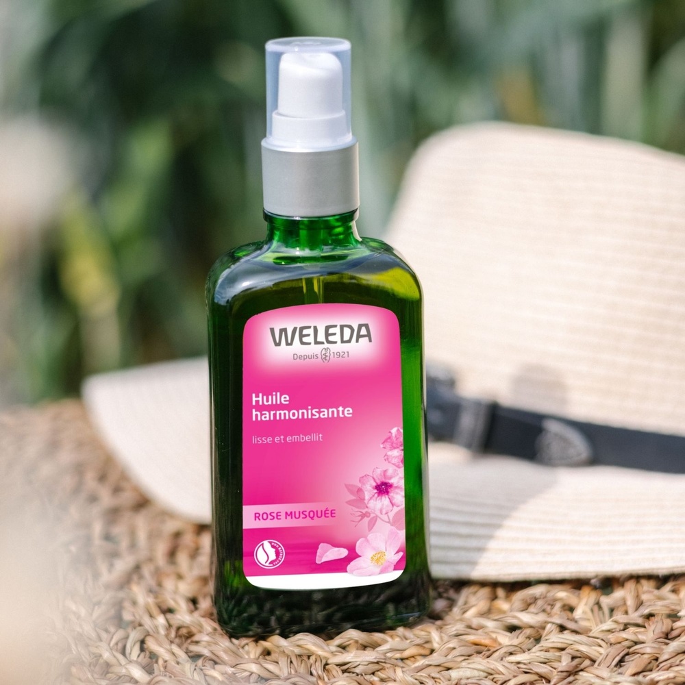 WELEDA Rose musquée Huile harmonisante - 100 ml (flacon pompe) Huiles
