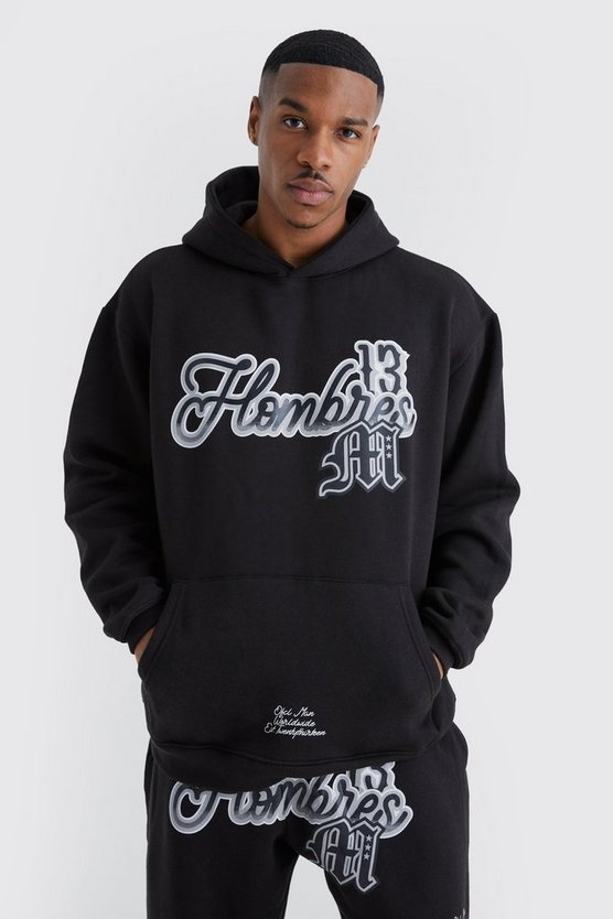 Oversize Trainingsanzug mit Homme-Print