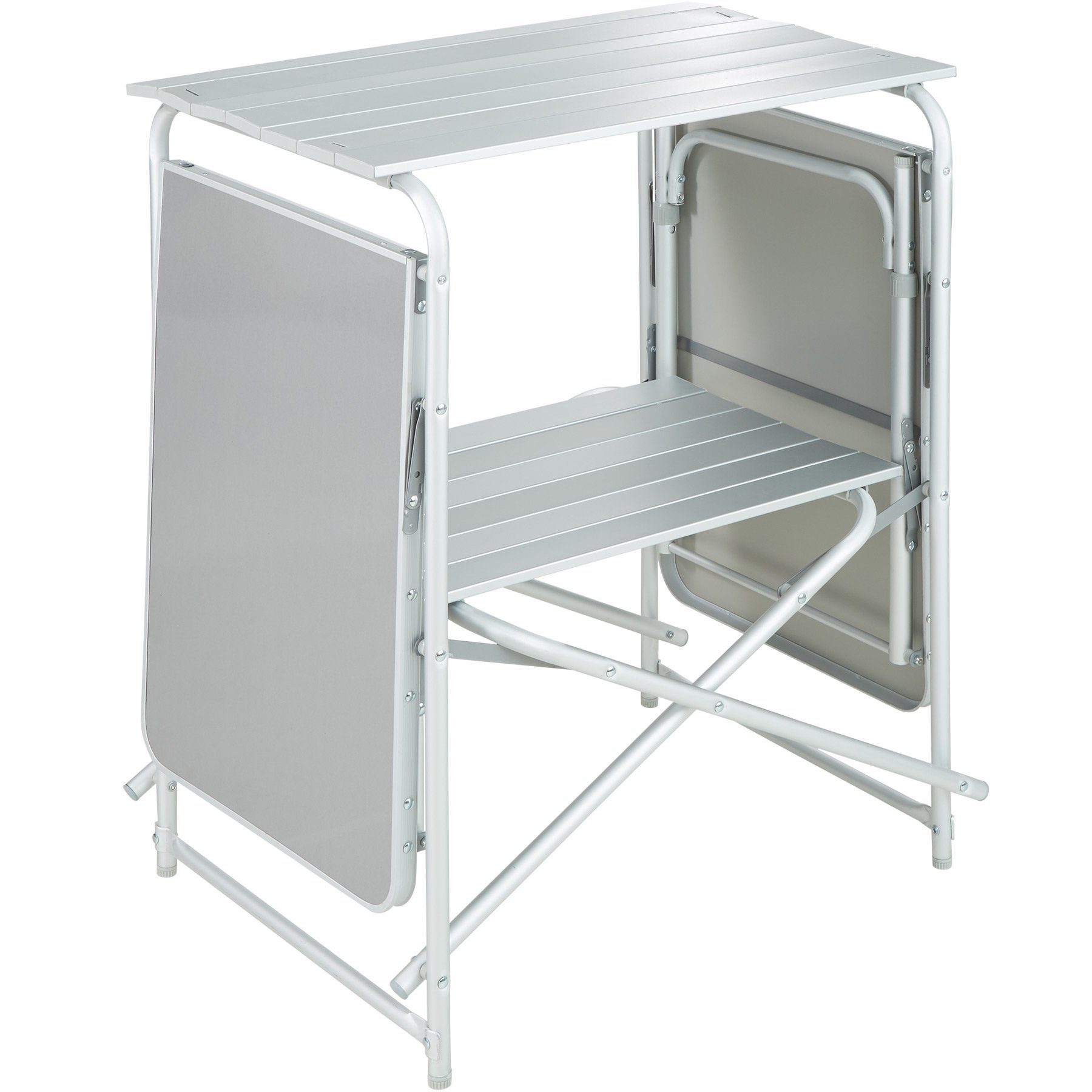 tectake Campingtisch Campingküche 172x52x104cm (1-St., 1 tlg)