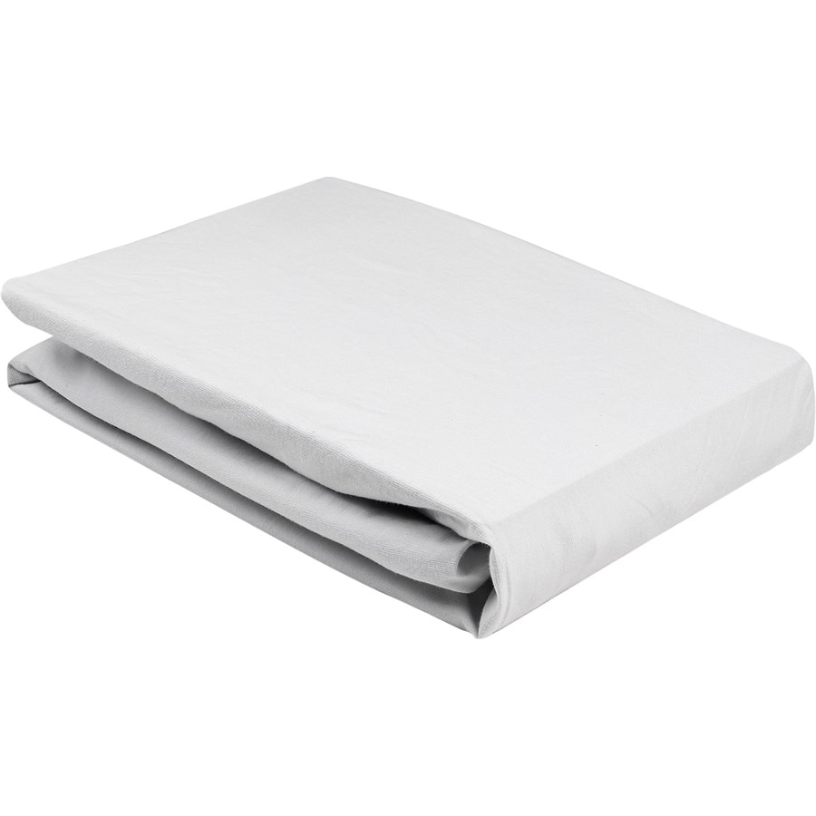 Spannbettlaken Uni Jersey Platin