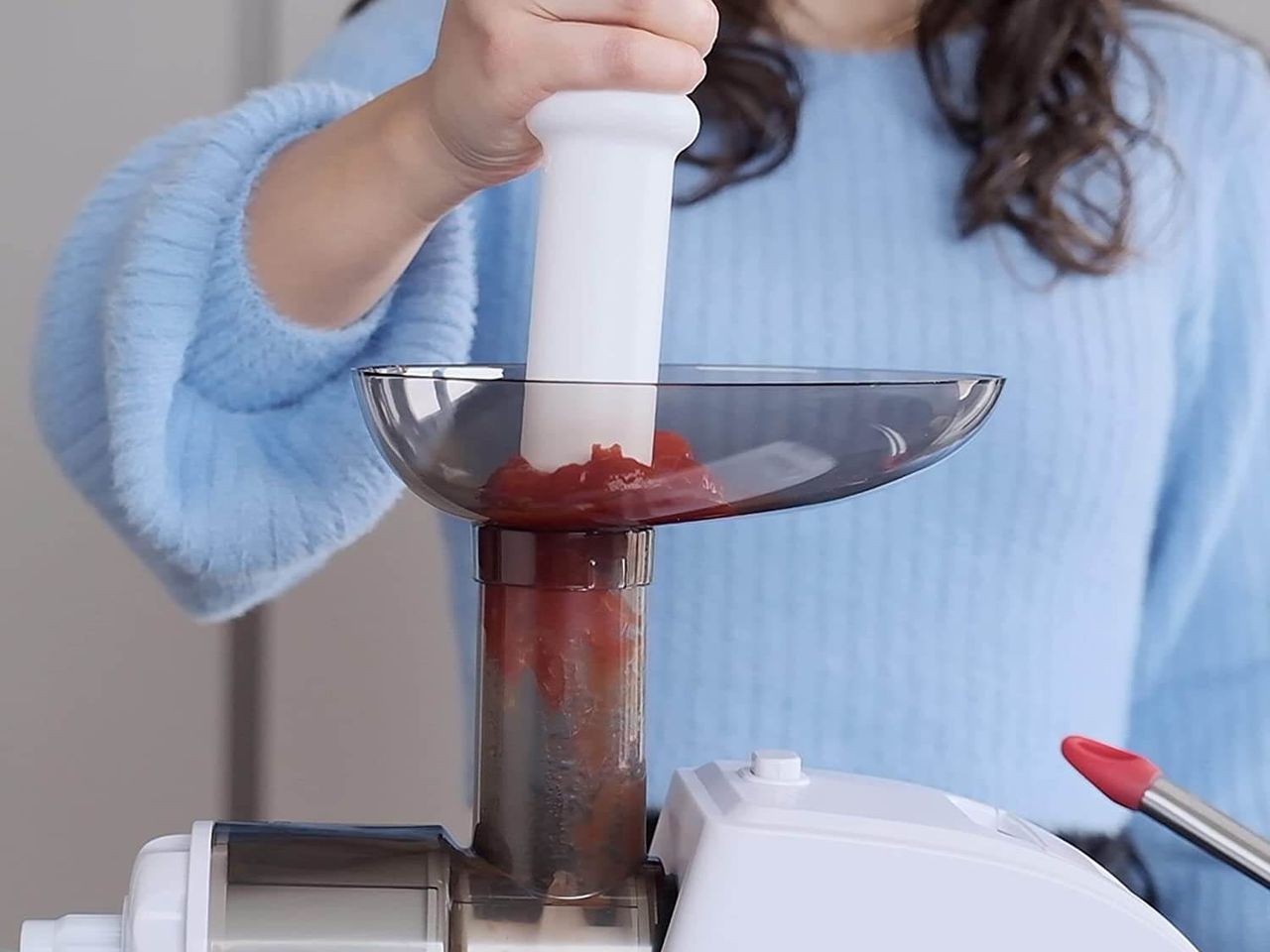beper BP.720 elektrische Tomaten Saftpresse Tomatenpresse Entsafter Tomatensauce Vitaminschonend