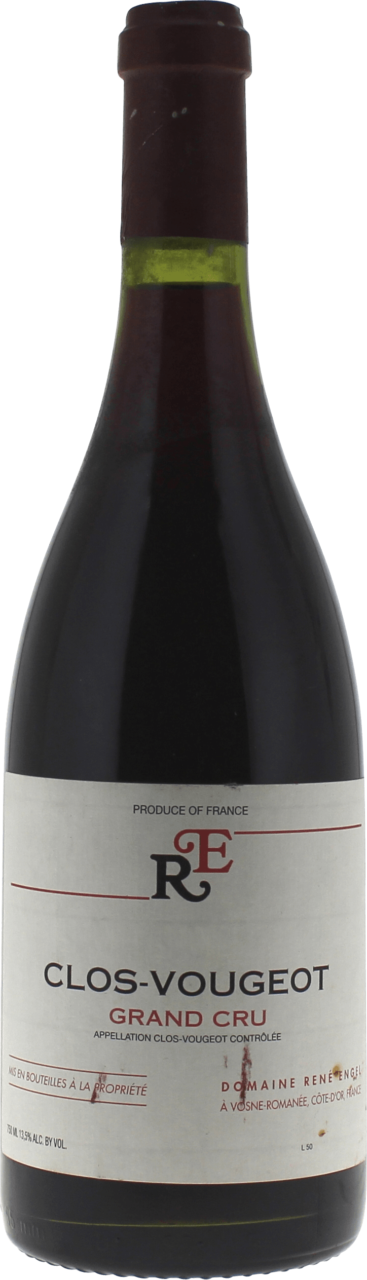 Clos de vougeot grand cru 1978