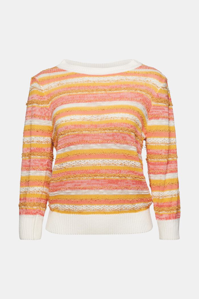 Pullover aus Materialmix