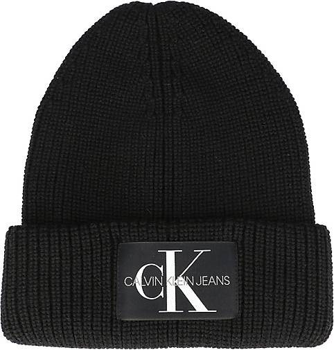 Calvin Klein Jeans Monogram Strickmütze 22 cm