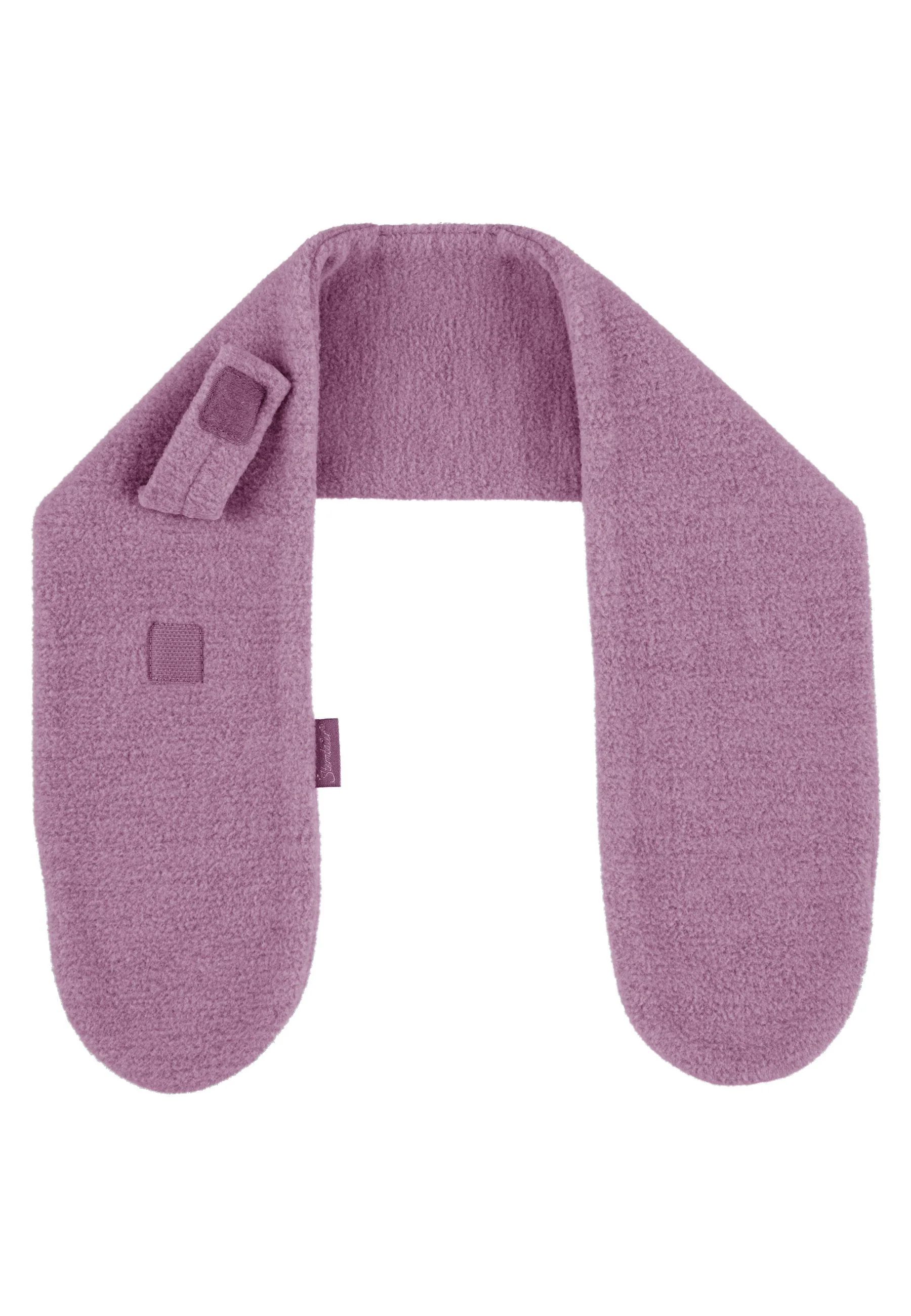 Schal aus Microfleece melange (recycelt) m. Riegel