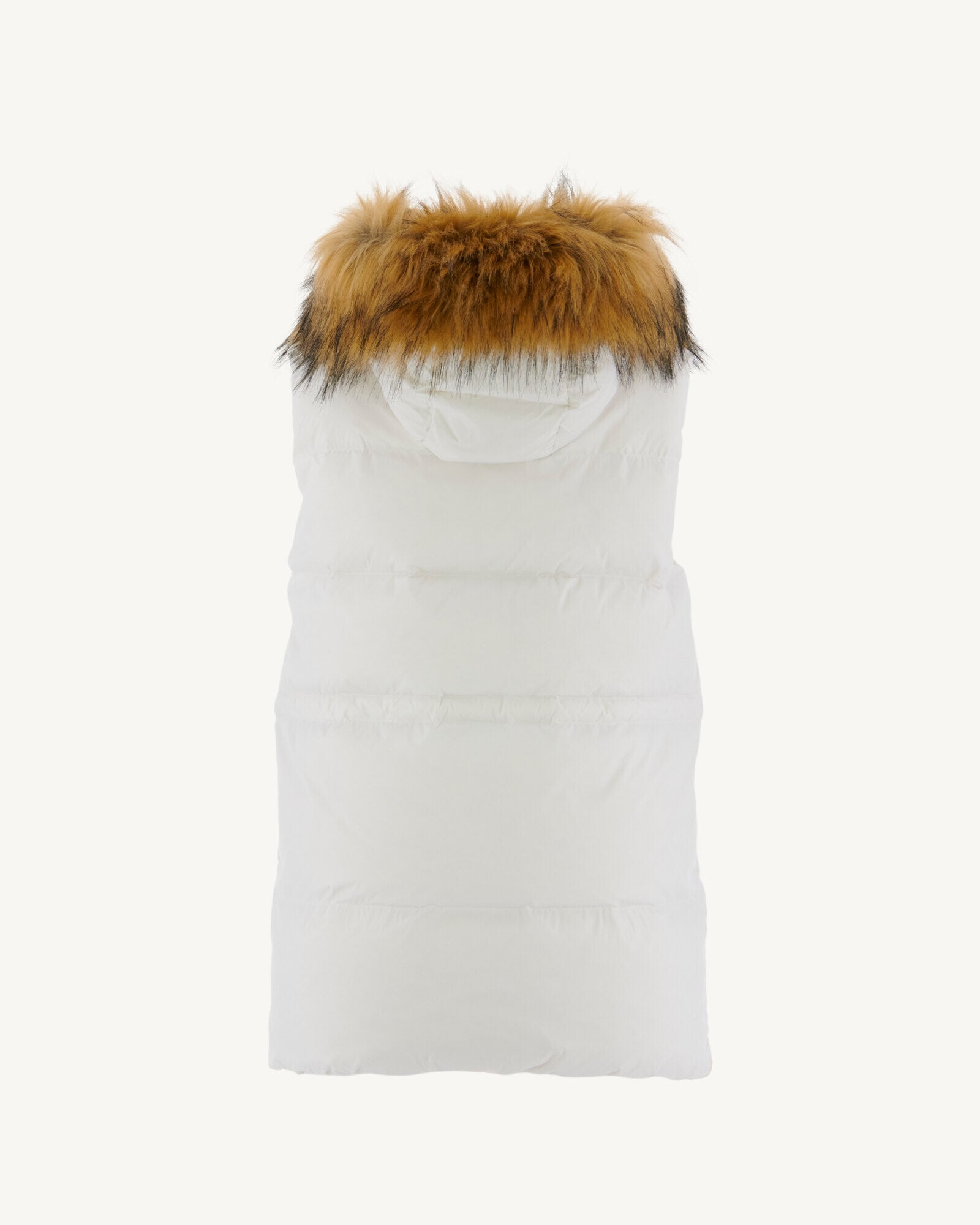 Doudoune sans manche à capuche Grand Froid Blanc Texas 2.0