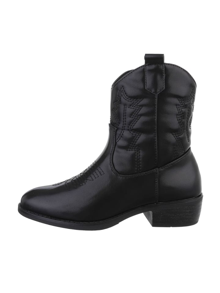 Ital-Design Stiefelette in Schwarz günstig kaufen