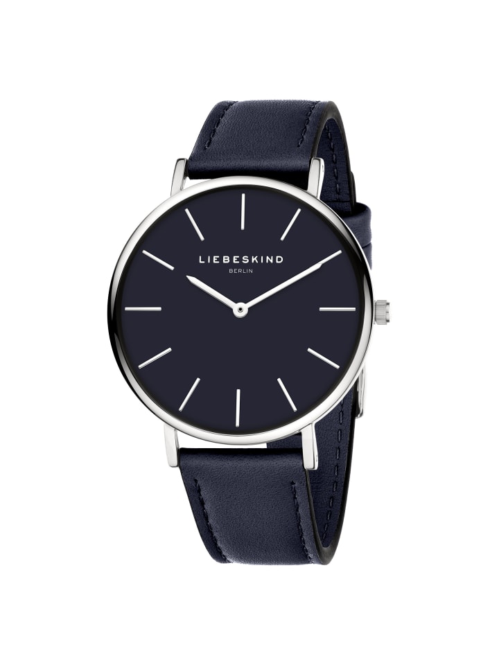 LIEBESKIND BERLIN Armbanduhr in dunkelblau günstig kaufen onesize