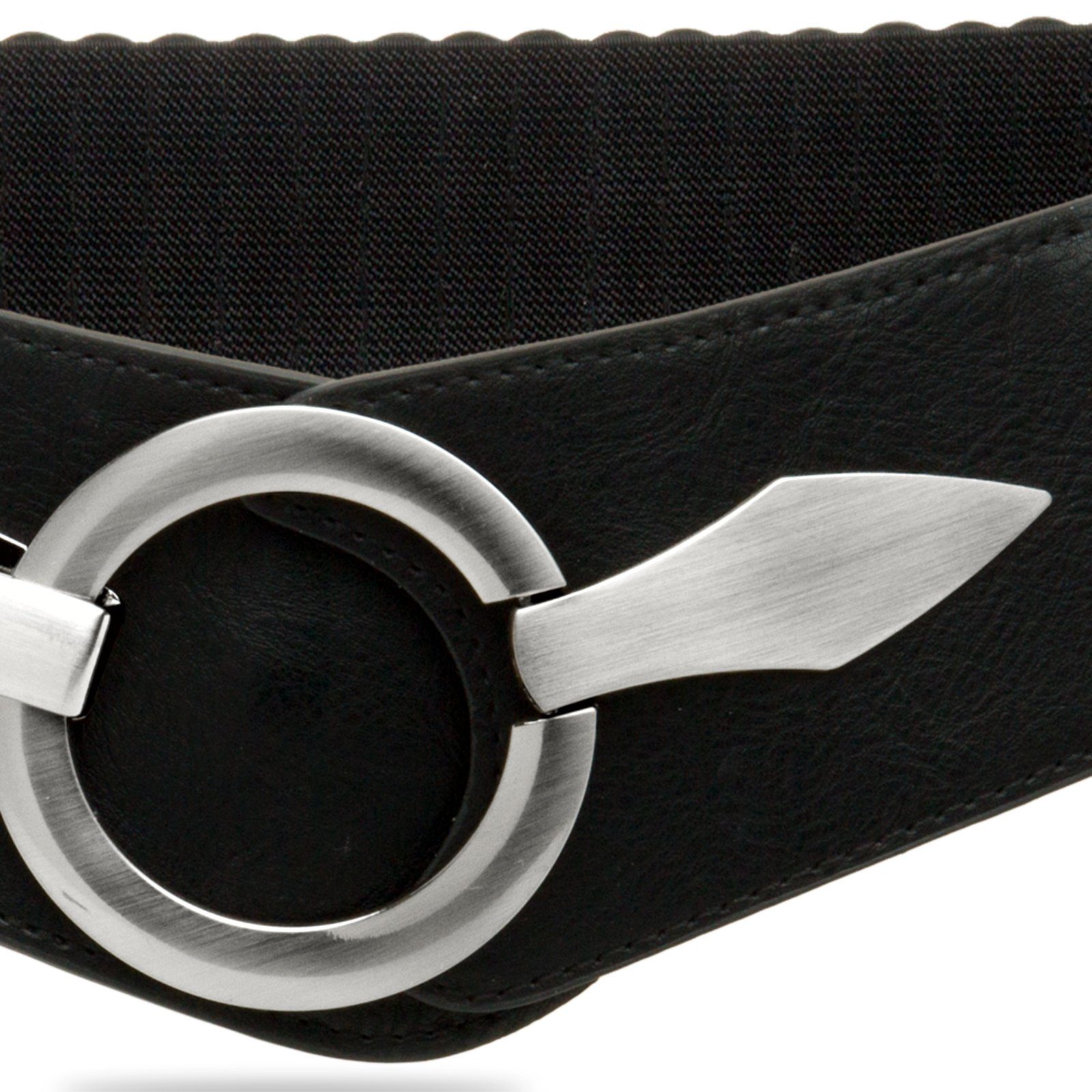 Caspar Taillengürtel GU300 Damen elastischer breiter Stretch Gürtel